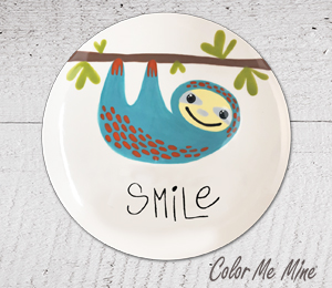 Tribeca Sloth Smile Plate