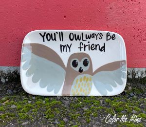 Tribeca Owl Plate