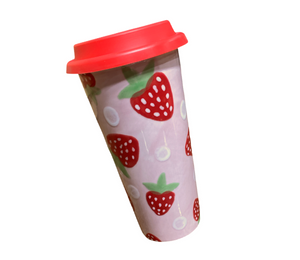 Tribeca Strawberry Travel Mug