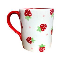 Tribeca Strawberry Dot Mug