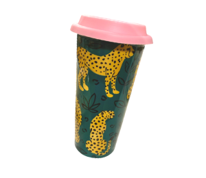 Tribeca Cheetah Travel Mug