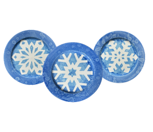 Tribeca Paper Snowflake Plate